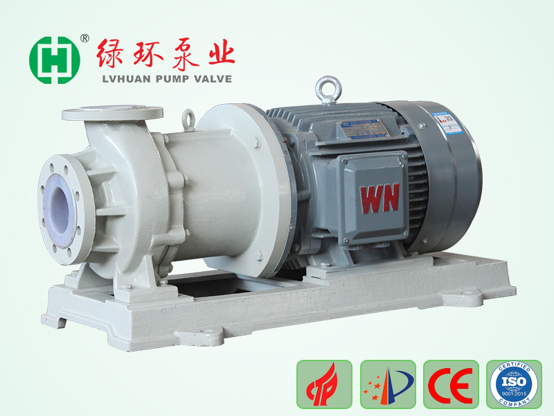 LHC型(xíng)抗幹磨襯(chèn)氟磁力泵